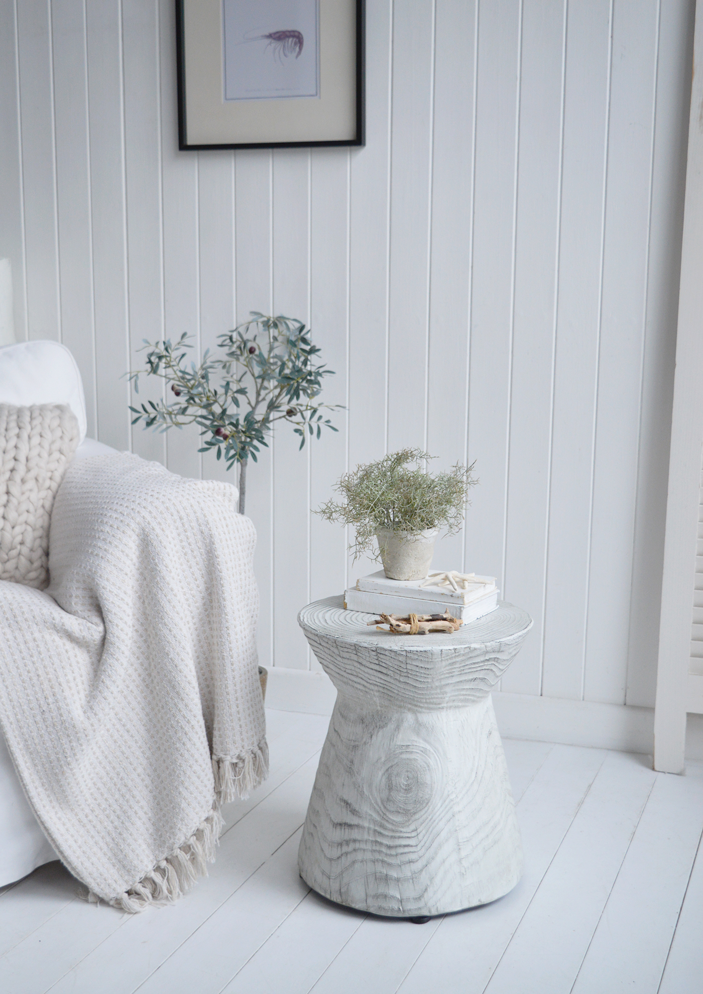 A beautiful accent for beach house furniture collections, blending rustic charm with coastal sophistication.
